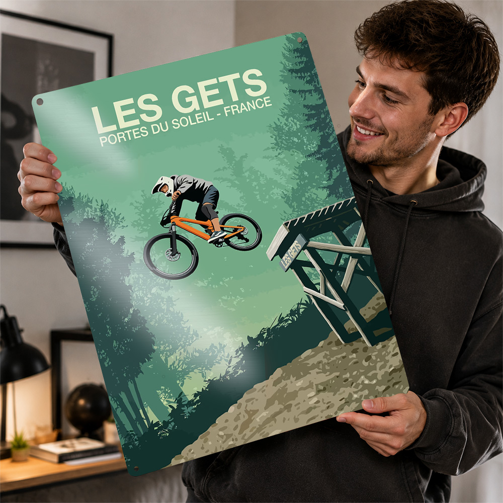 Постер с принтом «Горный велос – обзор и цена Mountain Biking Europe